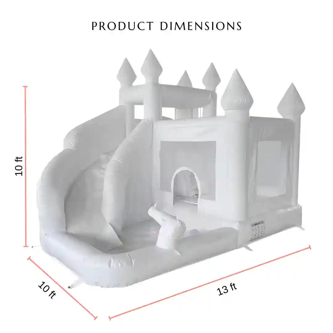 Commercial grade PVC made inflatable bounce house with water slide