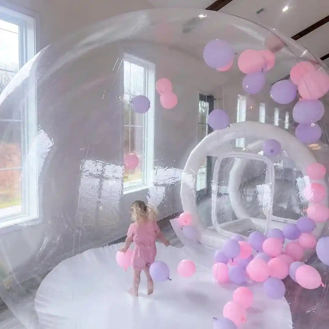 The Bubble House is perfect for indoor events for all seasons.