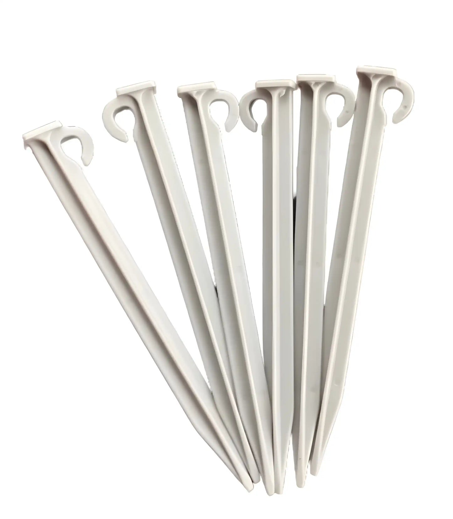 Tent pegs (stakes) to anchor bounce house when used outdoor